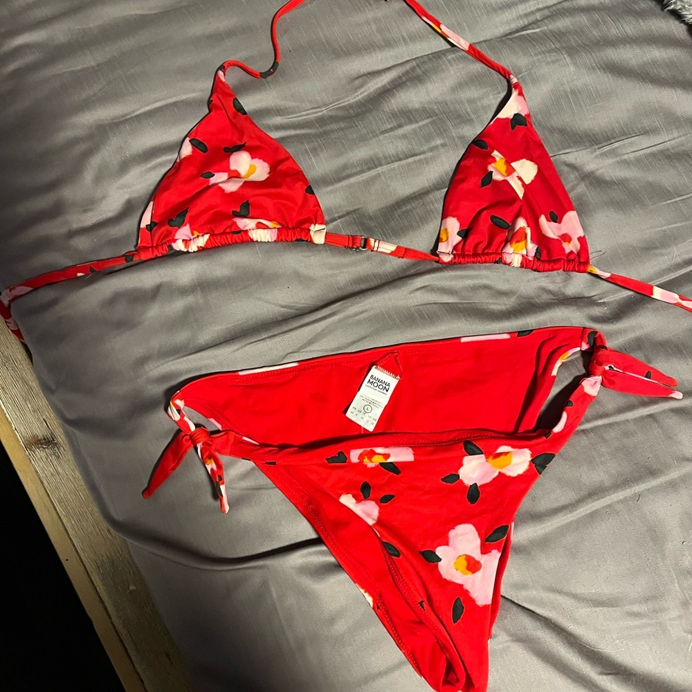 Bananamoon Scarlet Floral Swimwear